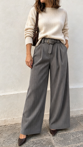 PANTALON DE PANA GRIS