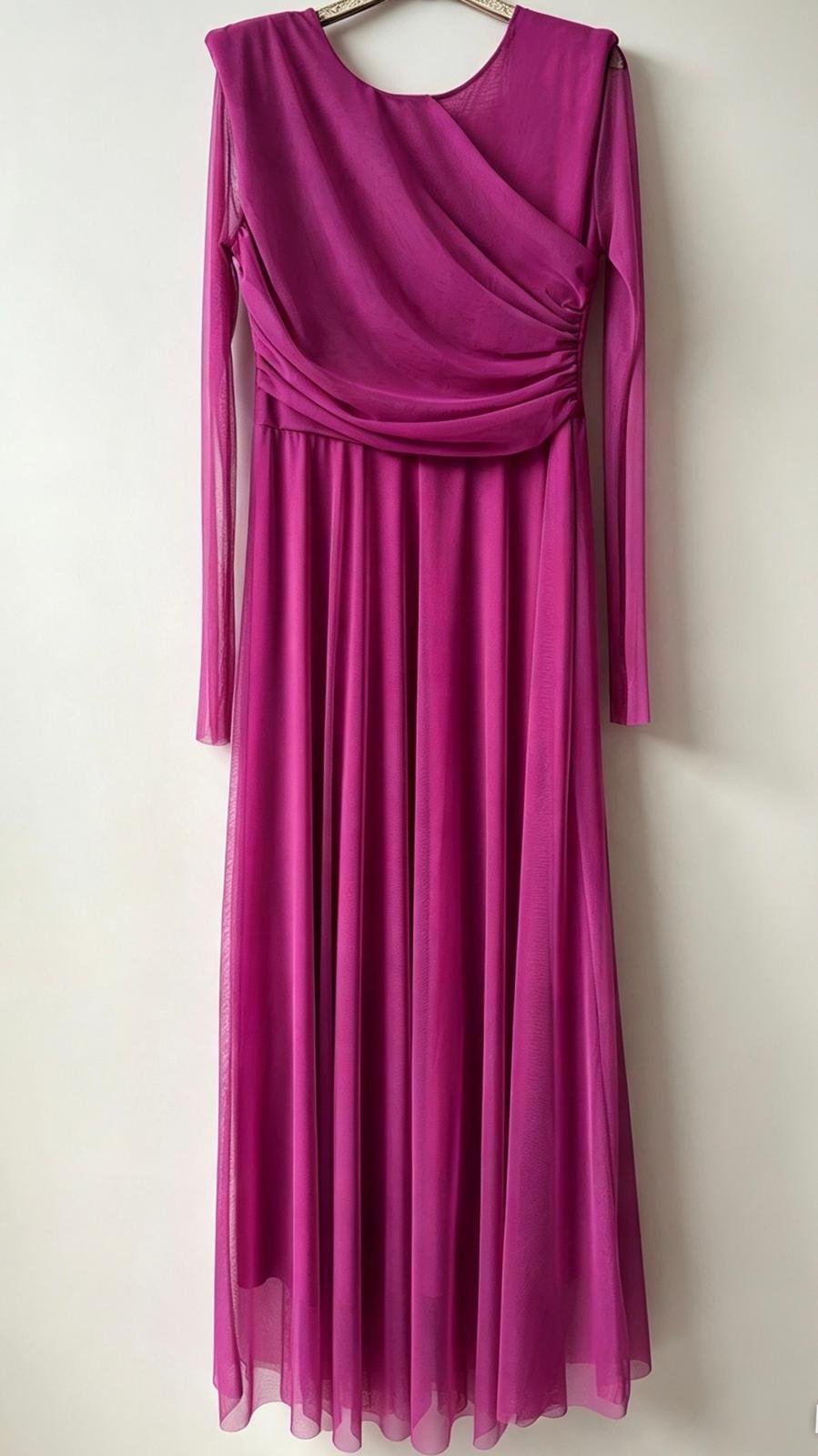 VESTIDO MADRID FUCSIA