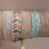 PULSERA DE TELA ELASTICA FIGURAS