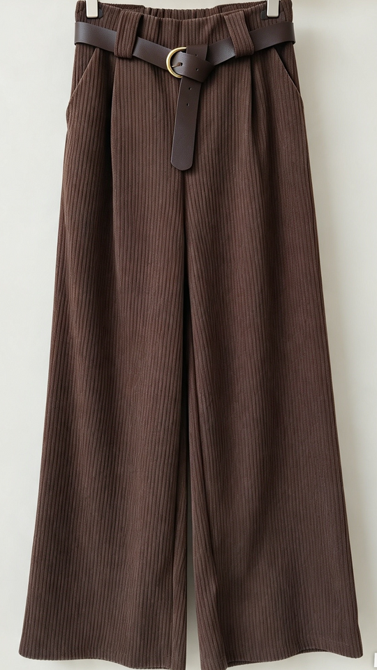 PANTALON DE PANA MARRÓN