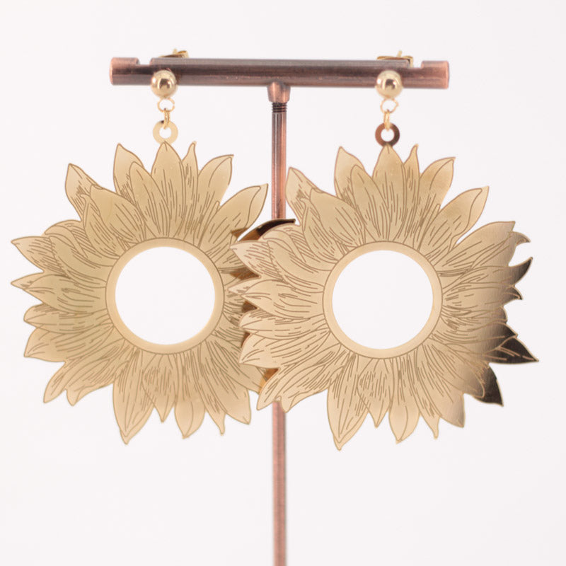 PENDIENTE GIRASOL
