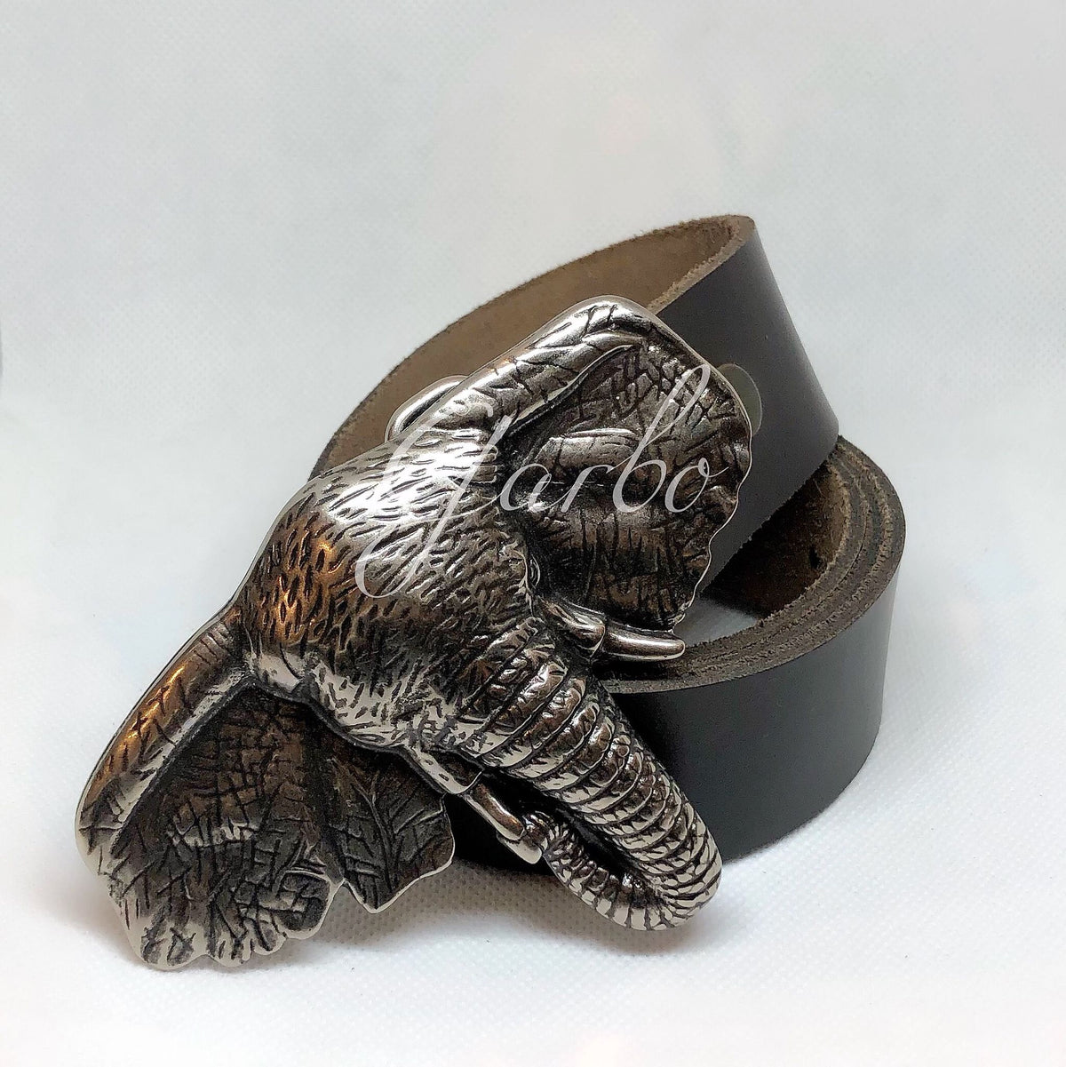 CINTURÓN ELEFANTE PLATEADO